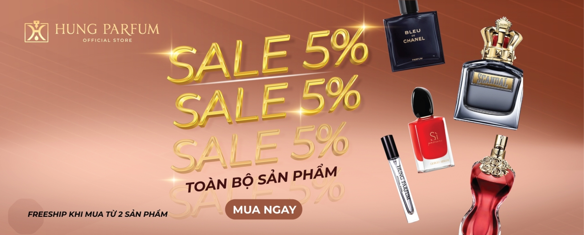 Sale Toàn Bộ Sản Phẩm 5% 